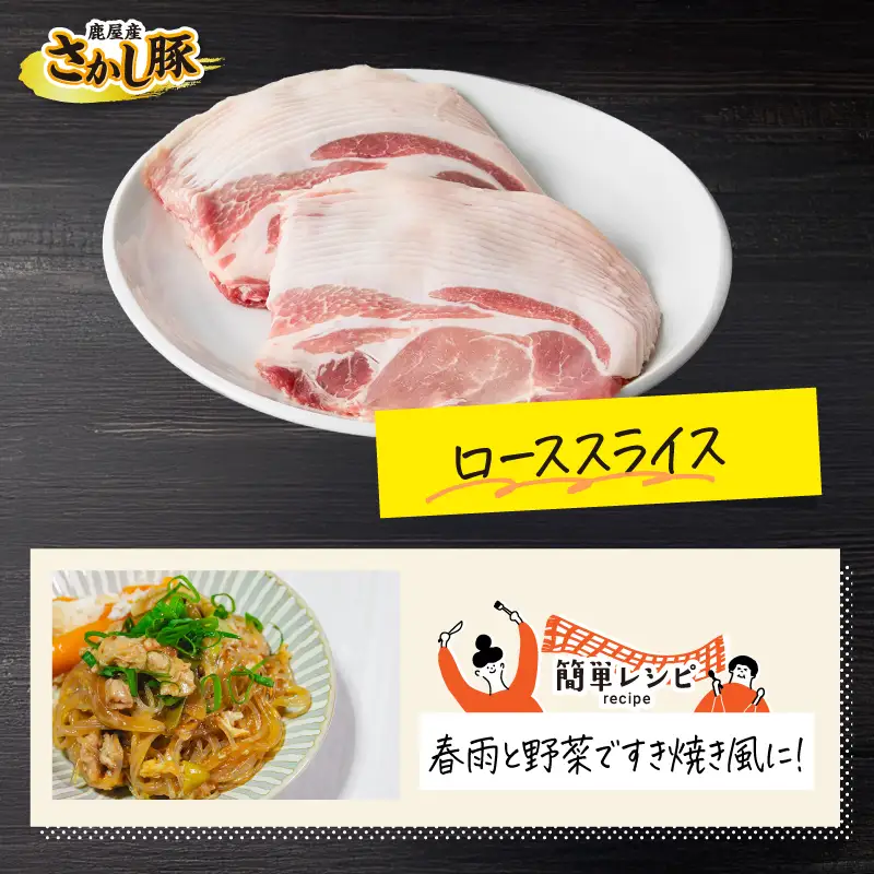 1874 鹿屋産 豚肉 すき焼き ・ しゃぶしゃぶ セット KN079-002 肉 鍋