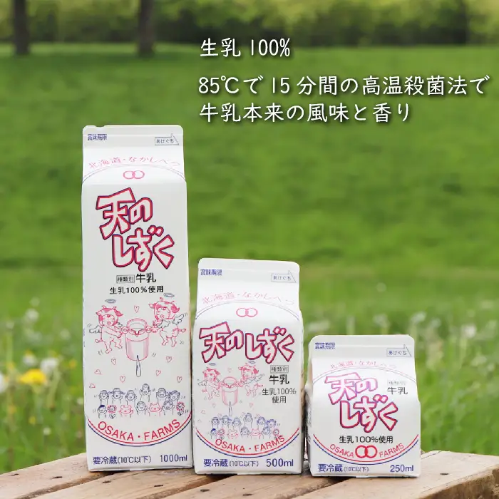 【定期便：全6回】天のしずく　詰め合わせセットＡ(1000ml×3本・500ml×3本・250ml×3本,合計5.2L)【5100301】