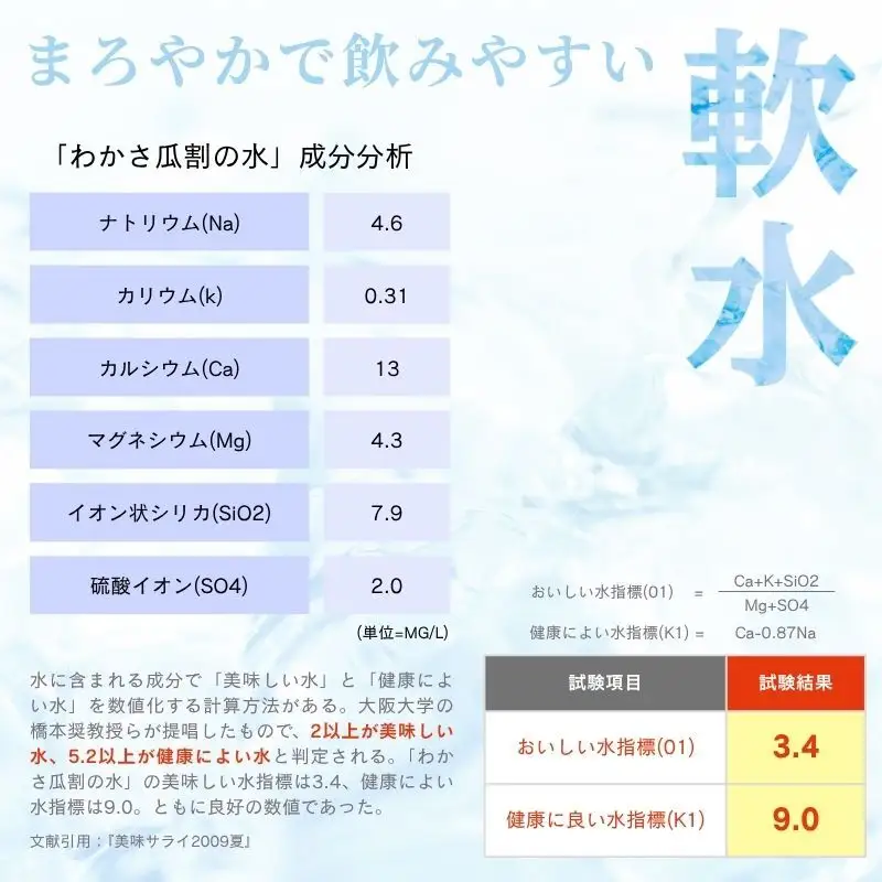 天然水 瓜割 2L×6本 おすすめ ミネラルウォーター 天然水