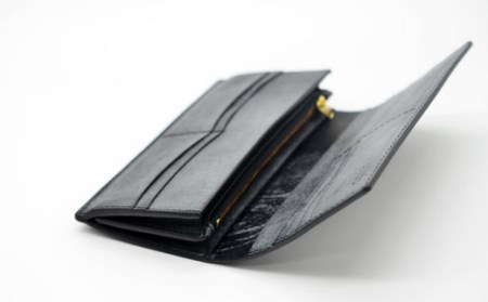 ブライドルレザー　長財布（黒）136-001