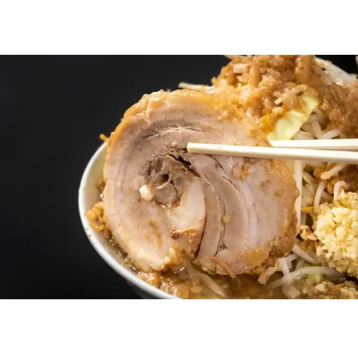 Gのみそ：2食セット お取り寄せ 「二郎系 ラーメン」 味噌とんこつ 麺類 豚 旨味 濃厚スープ 平打ち 太麺 絶妙 バランス 溶き卵 コク おじや 冷凍 トッピング ボリューム 