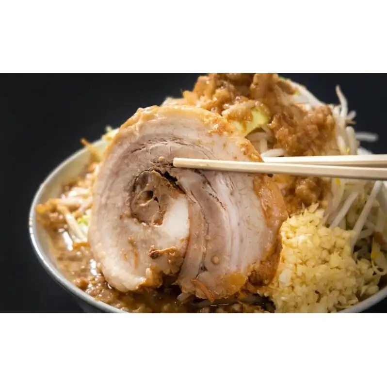 ラーメン・G-しお：4食セット（各2食）お取り寄せ 「二郎系 ラーメン」 醤油とんこつ 塩とんこつ 麺類 豚 旨味 濃厚スープ 平打ち 太麺 絶妙 バランス 溶き卵 コク おじや 冷凍 トッピング ボリューム 