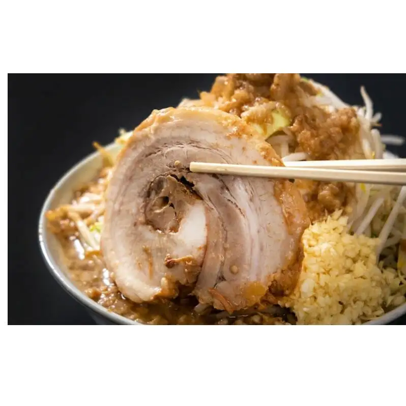 G-しお・Gのみそ：4食セット（各2食）お取り寄せ 「二郎系 ラーメン」 塩とんこつ 味噌とんこつ 麺類 豚 旨味 濃厚スープ 平打ち 太麺 絶妙 バランス 溶き卵 コク おじや 冷凍 トッピング ボリューム 