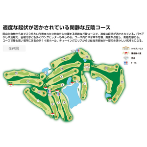岡山国際ゴルフ倶楽部プレー券（5枚）100-005