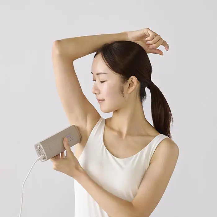 MiCOLA （ミコラ）脱毛 光美容器 ハイパワー 男女兼用 ムダ毛ケア 冷却機能 冷却式 ギフト フラッシュ式 肌に優しい おしゃれ アイリスオーヤマ 家電 美容家電 電化製品 LB-M101-T モカ