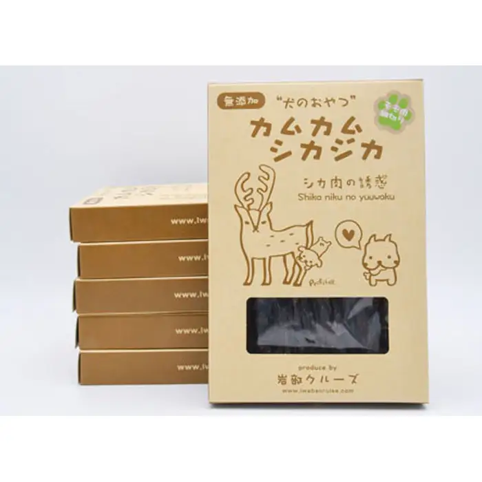 犬のおやつ カムカムシカジカ シカ肉の誘惑（鹿肉ジャーキー）細切りタイプ×６個 FKB034