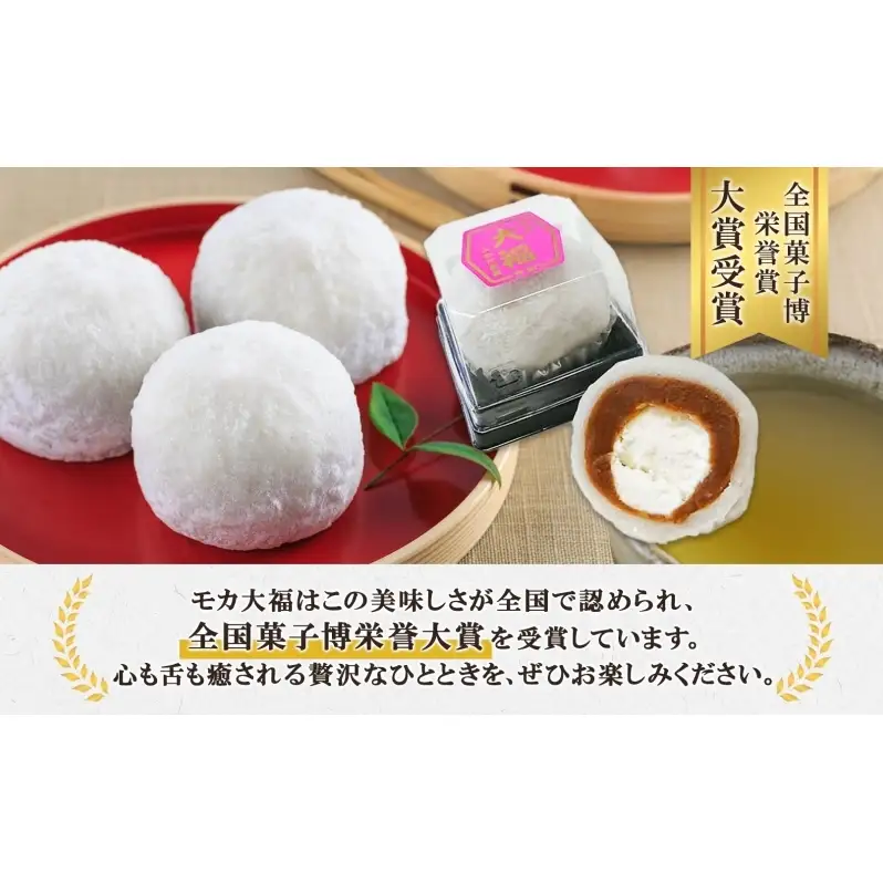 モカ大福 12個 セット 詰め合わせ 全国菓子博栄誉大賞 受賞 北海道産 大福 餅 和菓子 スイーツ デザート お菓子 菓子 コーヒー 珈琲 生クリーム あん アイスクリーム 冷凍 よねた製菓 北海道 芦別市 