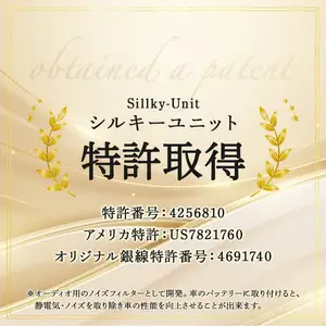 シルキーユニット　U3 / シルキーユニット ノイズフィルター カーグッズ カー用品 / 諫早市 / オーディオ・ラボ有限会社 [AHDF003] 