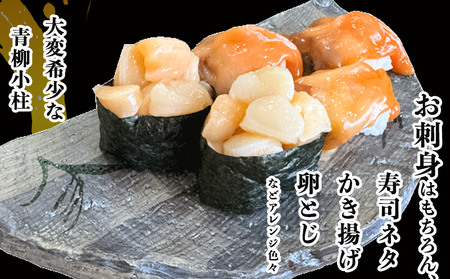 岬だより 貝専門店 天然の青柳小柱　100g×5袋 [配送不可地域：離島]