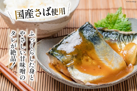 国産 さば 味噌煮 120g×10パック 