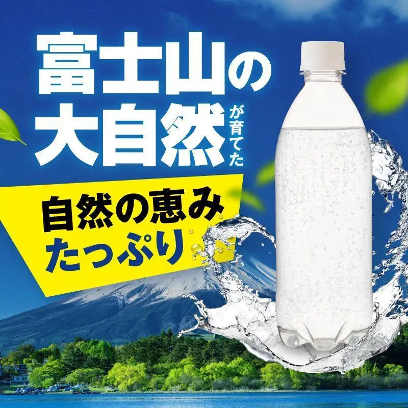強炭酸水 ラベルレス 500ml 48本 2箱 炭酸