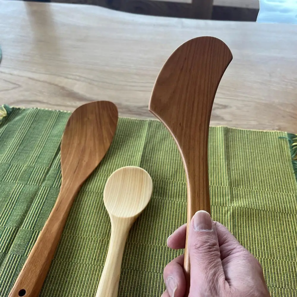 【ゆふいん・アトリエとき】＜右利き用＞調理器具（ヘラ・ターナー・しゃもじ）3点セット