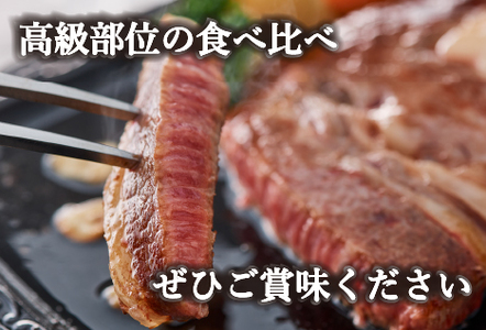 【A4等級以上】黒毛和牛ステーキ肉高級部位２種＜リブロース・サーロイン＞食べ比べ（計900ｇ）国産 黒毛和牛 牛肉 お肉 ステーキ ステーキ 和牛ステーキ 牛肉ステーキ 国産ステーキ ロースステーキ
