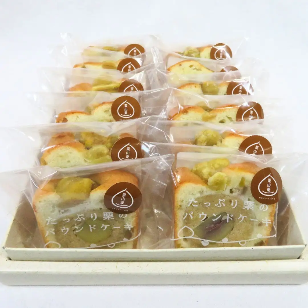 たっぷり栗のパウンドケーキ（個包装）12個入り