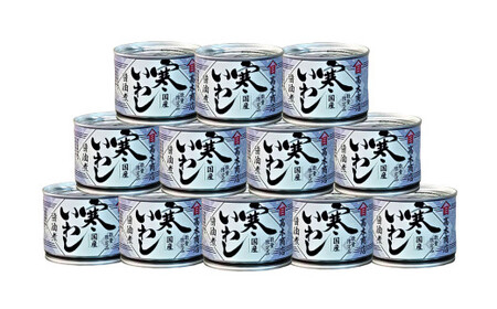 【6ヶ月定期便】 寒いわし 醤油煮 合計72缶 12缶×6回 セット  イワシ 鰯 いわし 缶詰 缶詰め
