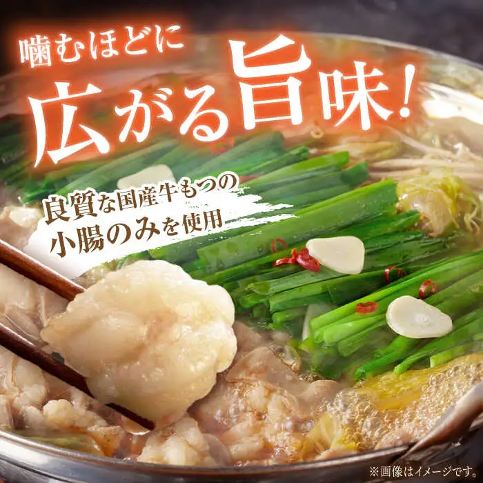 【満腹セット】博多もつ鍋（醤油） / もつ鍋 モツ ホルモン 福岡[AFAU002]