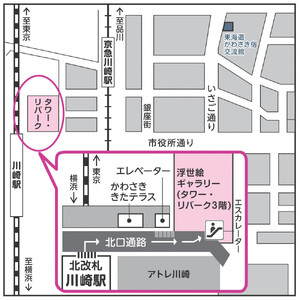 川崎浮世絵ギャラリーをご覧いただける年間パスポート引換券
