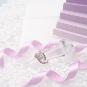 プラチナ 1.0ct フラワーダイヤモンド リング　HR-009428
