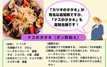 冷凍揚げナス 500g×6袋｜なすなすなすなすなす