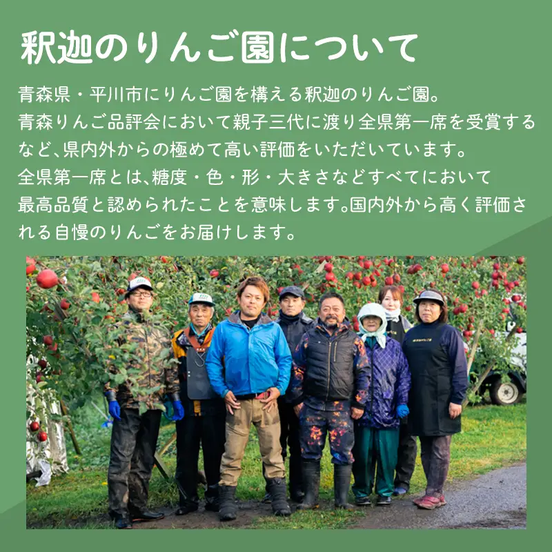 青森県産りんごジュース「峰ブレンド720ml」×3本 釈迦のりんご園[hi-0003-002]