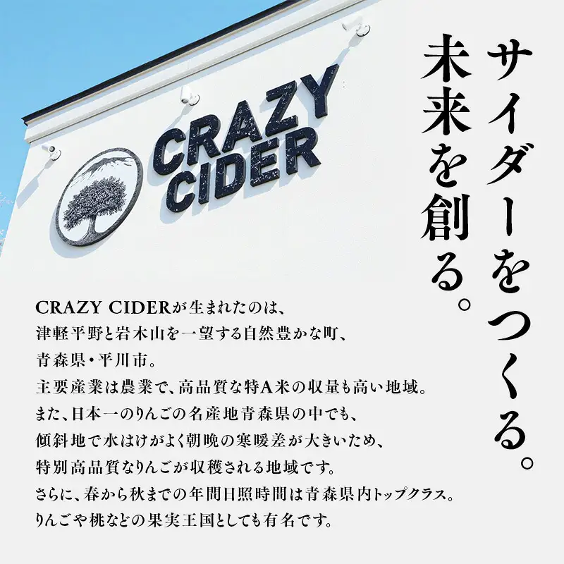 りんごの果実酒 CRAZY CIDER 330ml×6本セット[hi-0032-001]