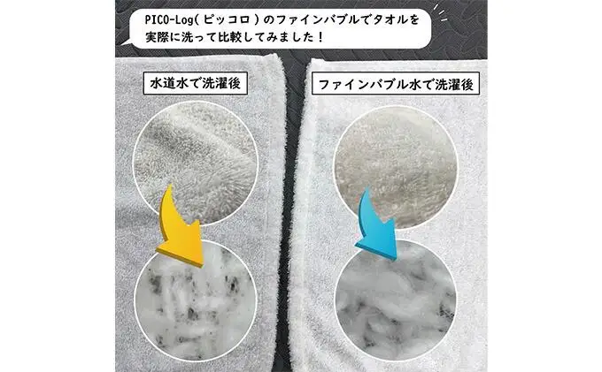 アクアビュルランドリー　ピッコロ　AQUA Bulle　PICO-Log（ファインバブル発生装置）