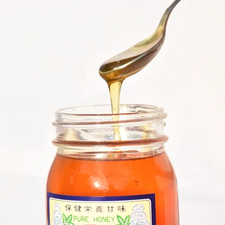 国産純粋はちみつ とち 600g ビン詰め　|　はちみつ