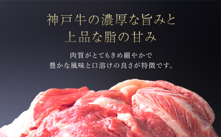 神戸牛 牛すじ肉600g(300g×2P)神戸牛