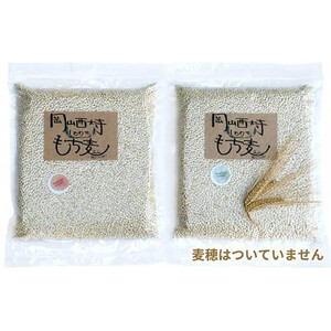 令和7年産 岡山西大寺の幸せ もち麦 (キラリモチ)  数量限定  2kg(1kg×2) | 米 米