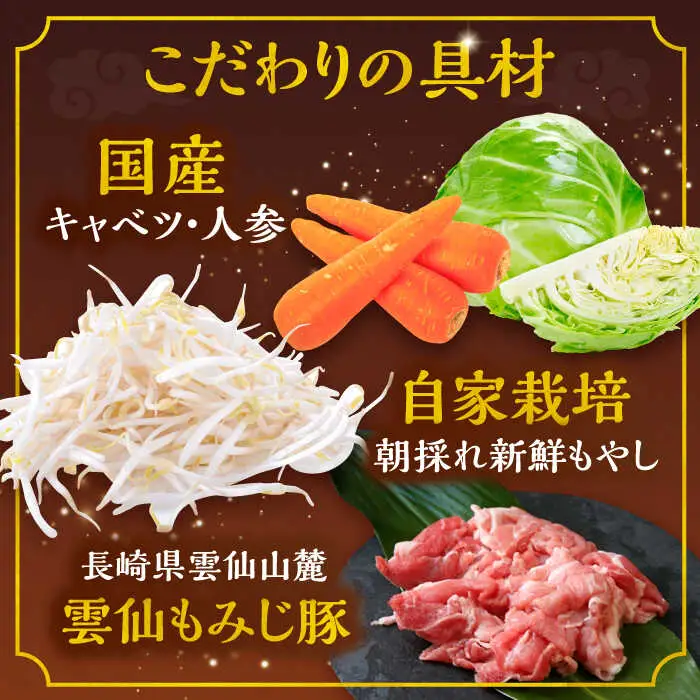 冷凍 長崎皿うどん 8食 具入り / さらうどん 皿うどん 麺 / 南島原市 / 狩野食品 [SDE021]