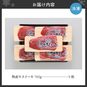 北海道産牛熟成モモステーキ ～北大との共同開発製法！～ ステーキ