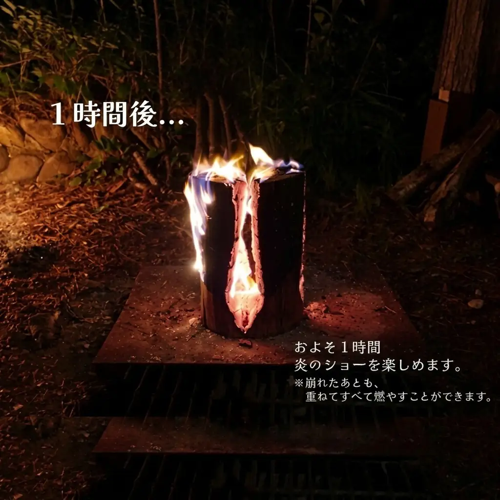 スウェーデントーチ 秋田杉 燃え杉くん キャンプ スウェーデントーチ