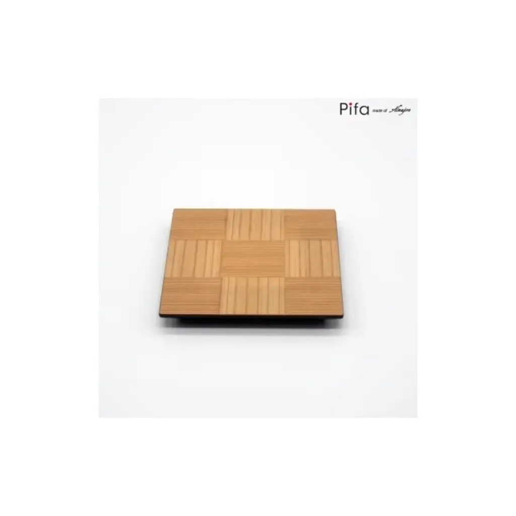 皿 Pifa トレイ 大 ＆ ミニトレイ 直接食器 セット お皿 木皿 小皿 ウッドプレート スクエア プレート 角皿 長方形 木 木製 日本製 四角い 食器 お盆 トレー キッチン 工芸品 秋田 能代市