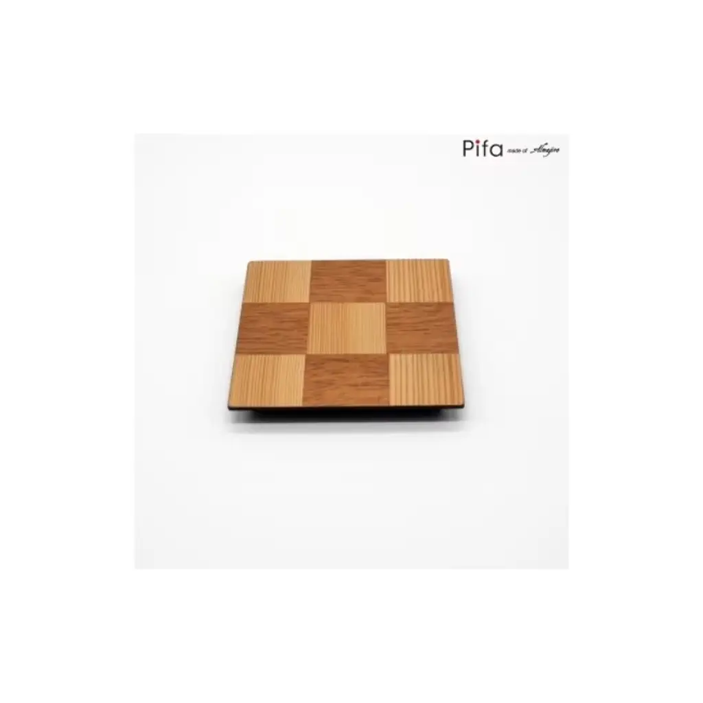 皿 Pifa トレイ 大 ＆ ミニトレイ 直接食器 ミックス セット お皿 木皿 小皿 ウッドプレート スクエア プレート 角皿 長方形 木 木製 日本製 四角い 食器 お盆 トレー キッチン 工芸品 秋田