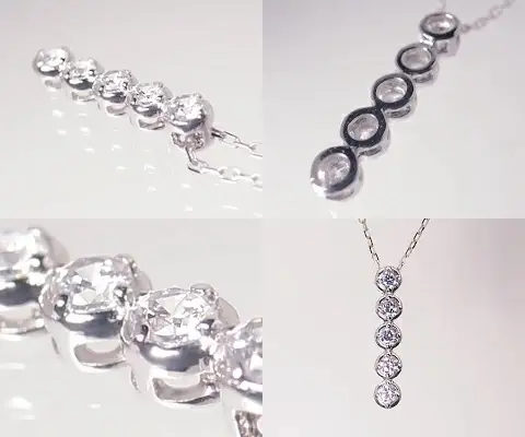 ネックレス 天然 ダイヤモンド 0.20ct SIクラス【pt900】n-107（KRP）G65-1410