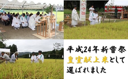 【令和６年新米 先行予約】つや姫20kg(5kg×4袋)　安心安全なおぐに木酢米　～新嘗祭献穀農家の米～