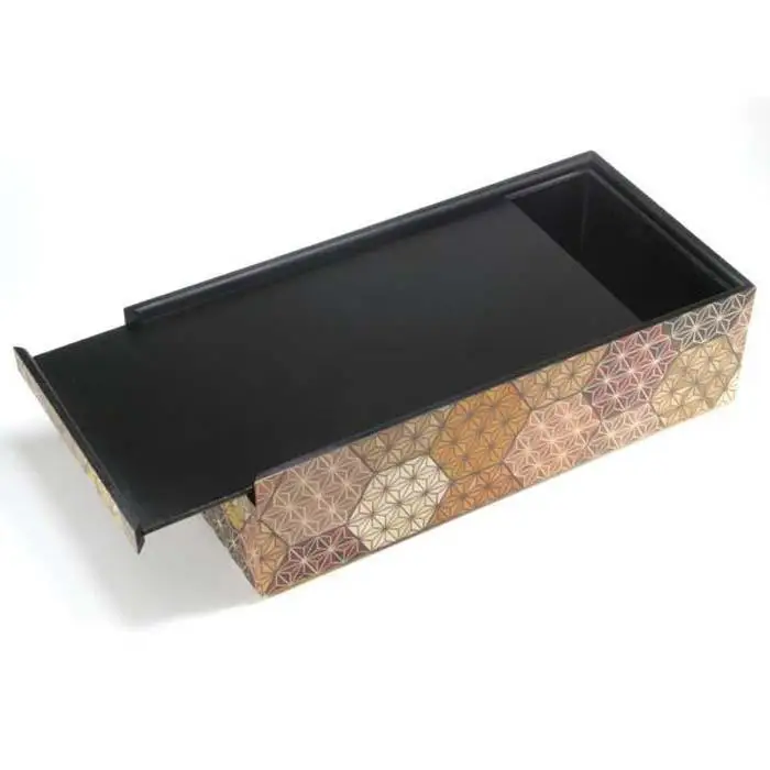 ティッシュボックス（亀甲）［工芸品工芸品］