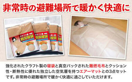 あったか 非常用 寝袋 3点セット