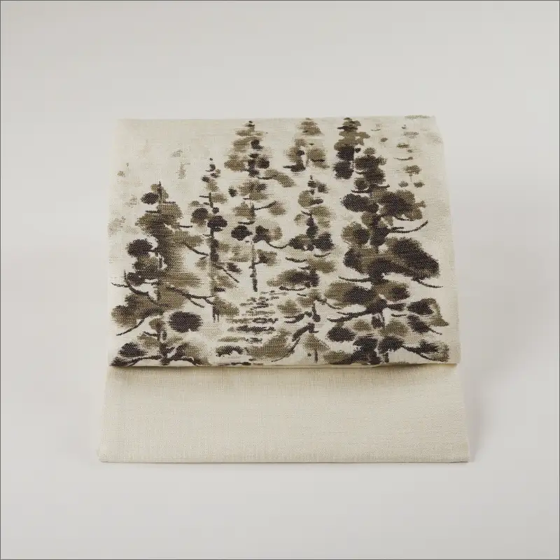 丹後帯　袋帯「夫婦杉」