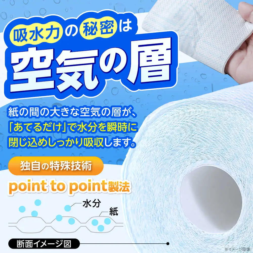 トイレットペーパー ダブル HOZO 17m 8R×8P VAA014 トイレット