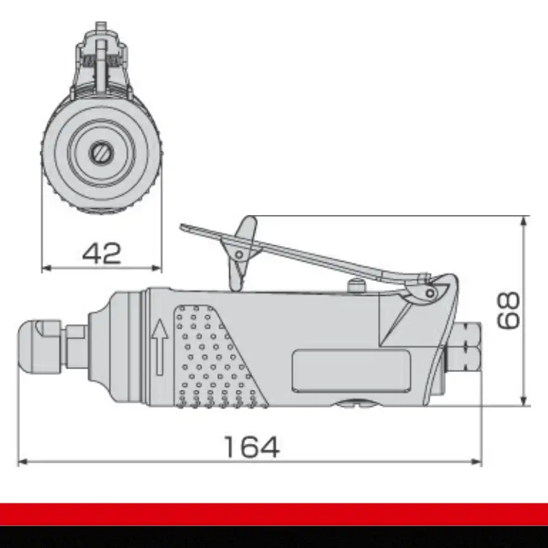 TONE トネ エアーグラインダー AGR01　工具　TONE　トネ 15001-30025315｜ 工具 整備士 自動車 バイク DIY メンテナンス