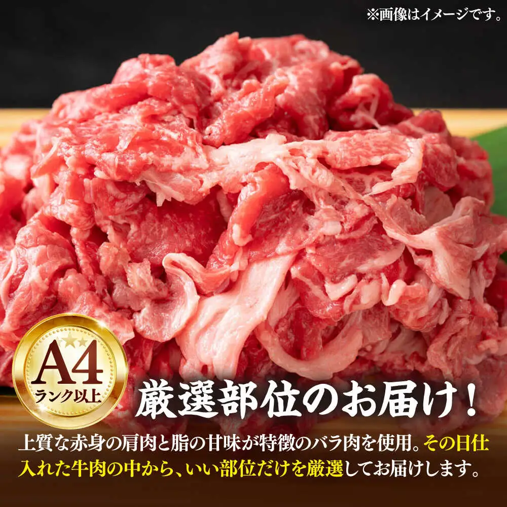 博多和牛 牛肉切り落とし 1kg 牛肉切り落とし VBB004