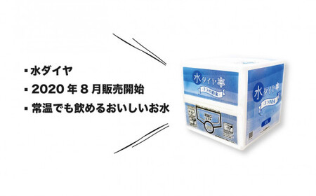 五ヶ瀬町・祇園山から湧き出た天然水　《水ダイヤ》１０リットル×２箱
