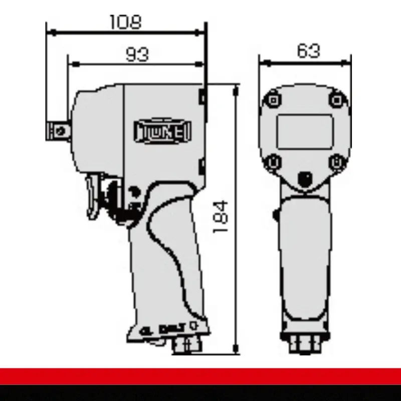 TONE トネ エアーインパクトレンチ AI4201　工具　TONE　トネ 15001-30025173｜工具 整備士 自動車 バイク DIY メンテナンス