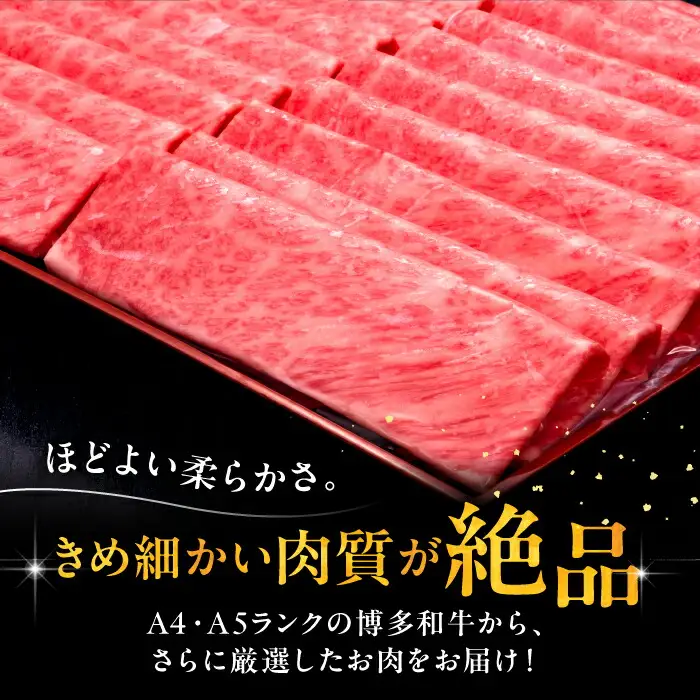 【全10回定期便】博多和牛 肩ロース薄切り 500g[VBK137] スライス