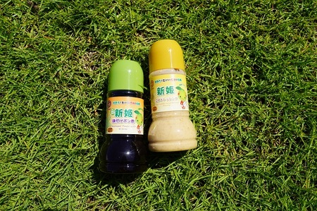 中谷商店の新姫ごまドレッシング＆新姫味付けポン酢（２２０ml×各1本）【kmkn0278】