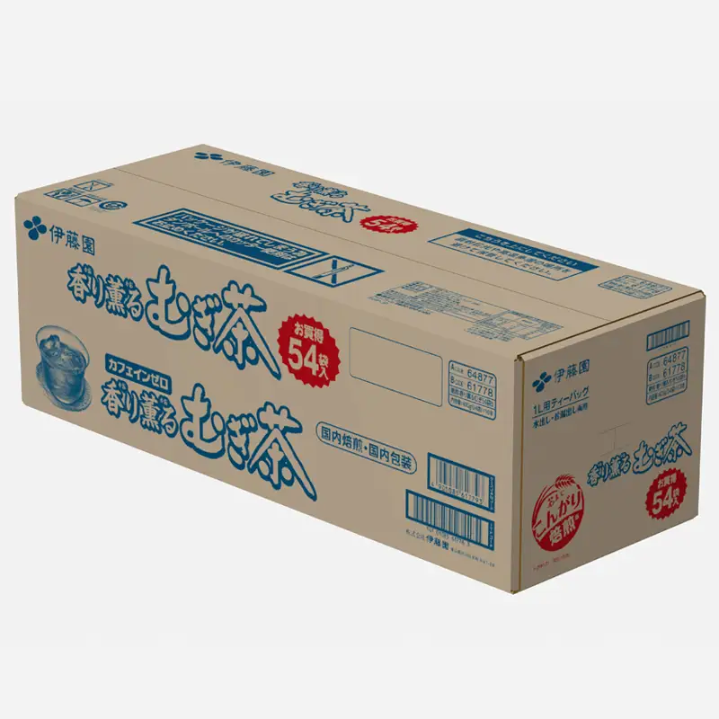 【 むぎ茶 】 香り薫るむぎ茶 ティーバッグ 54袋×10 伊藤園