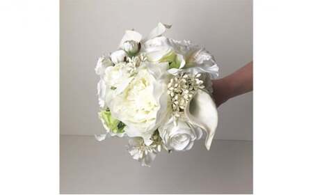 【セミオーダー】クラッチブーケ（小）【花 お花 はな ブーケ 高級 造花 お手入れ不要 母の日 父の日 お誕生日 還暦古希 クリスマス イベント 記念日 贈り物 プレゼント ギフト フラワー アレンジ 花束 贈答品 オリジナル】