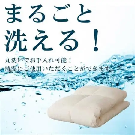 洗える羽毛布団 二枚合わせ(シングル)日本製 洗濯できる 防ダニ 春夏秋冬【甲州羽毛ふとん】【1502575】