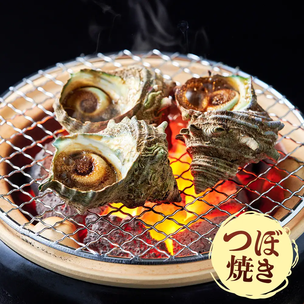 ＜土日祝着＞＜1月上旬～2月上旬頃順次配送＞あわび・さざえ詰合せ(2種) 【鳥取県 境港市】